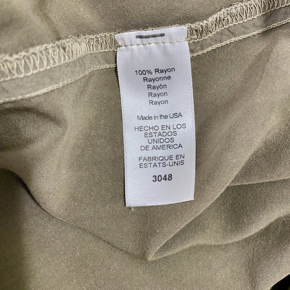 Michael Stars Olive Green Racerback Maxi Dress Size L Boho Gorpcore Minimalist - Picture 6 of 7